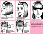 How to cut a forelock into the most beautiful shape