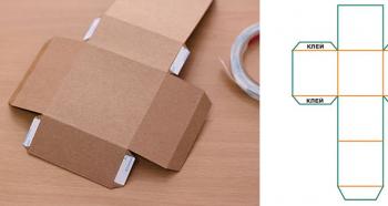 یک جعبه کوچک کاغذ اریگامی بدون چسب - چگونه آن را با دستان خود درست کنید